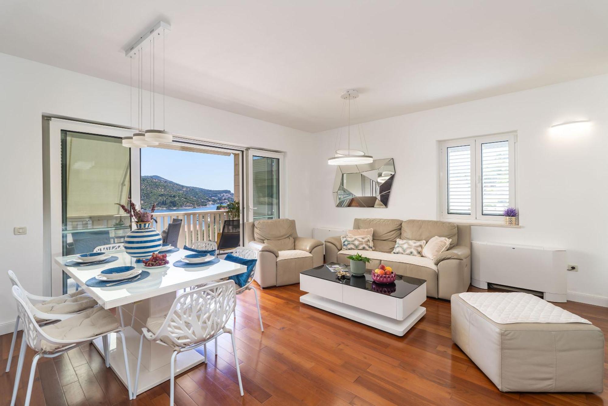Seaview Elegance Apartment Zaton  Buitenkant foto